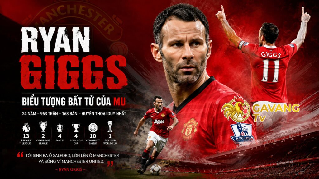 Ryan Giggs – Biểu tượng bất tử của MU