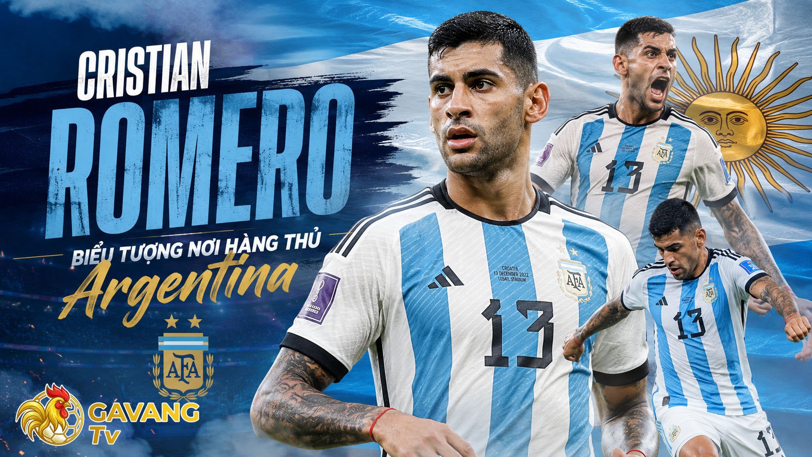 Cristian Romero – Biểu tượng nơi hàng thủ Argentina